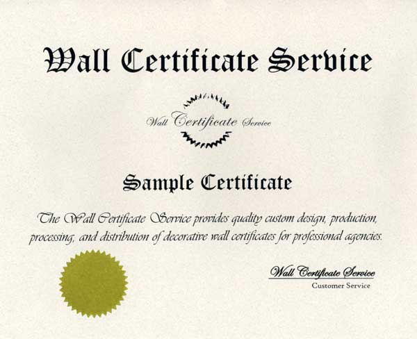 Oregon CPA Certificate - No Frame - Click Image to Close